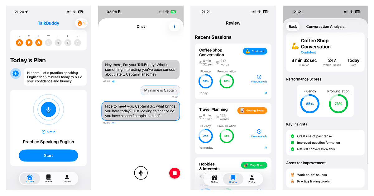TalkBuddy AI preview